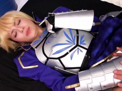 Cosplay saber fingered by fsn fan