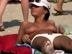 Awesome Outdoor Sex In A Public Beach With Sarah