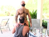 HAIRYANDRAW Hunk Atlas Grant Sucked Off Before Fucking Stud