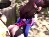 3D DVa Gets a Huge Dick in Her Cunt