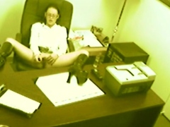 secretary fingering at office