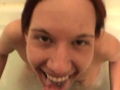 Misty Blowjob in Bathtub