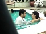 Couple Having Sex In The Pool